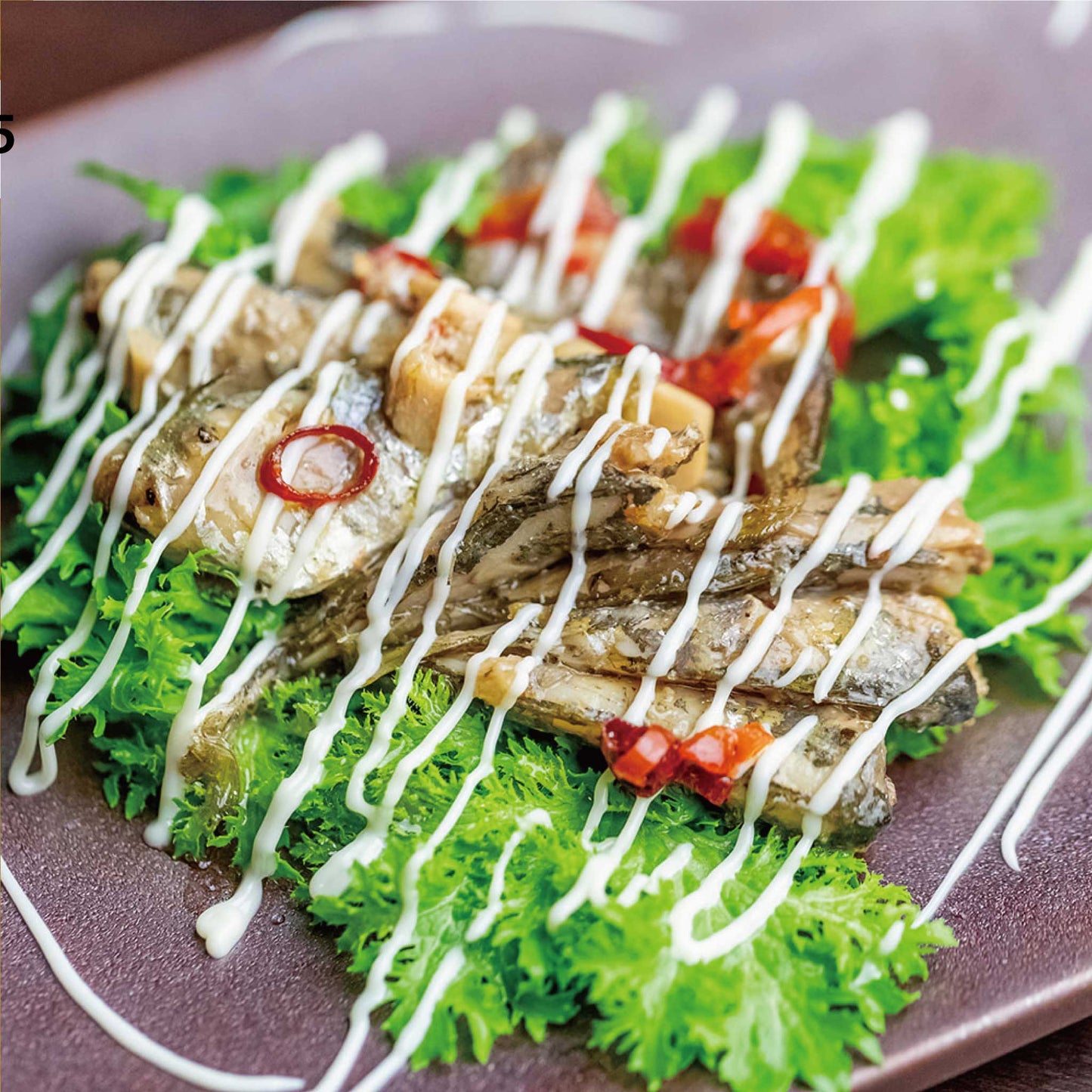 アジ(ジンタ)のアヒージョ