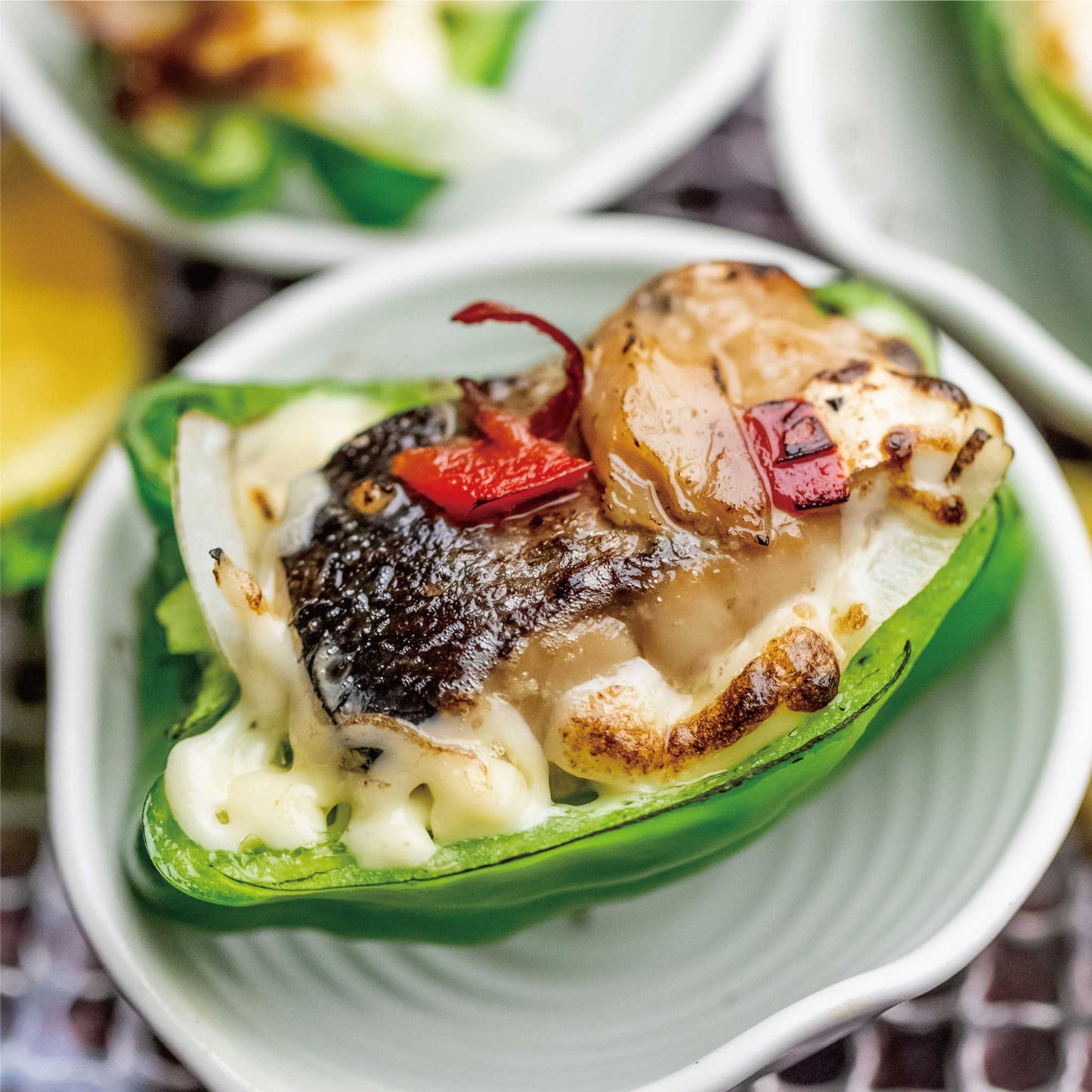 トビウオのアヒージョ